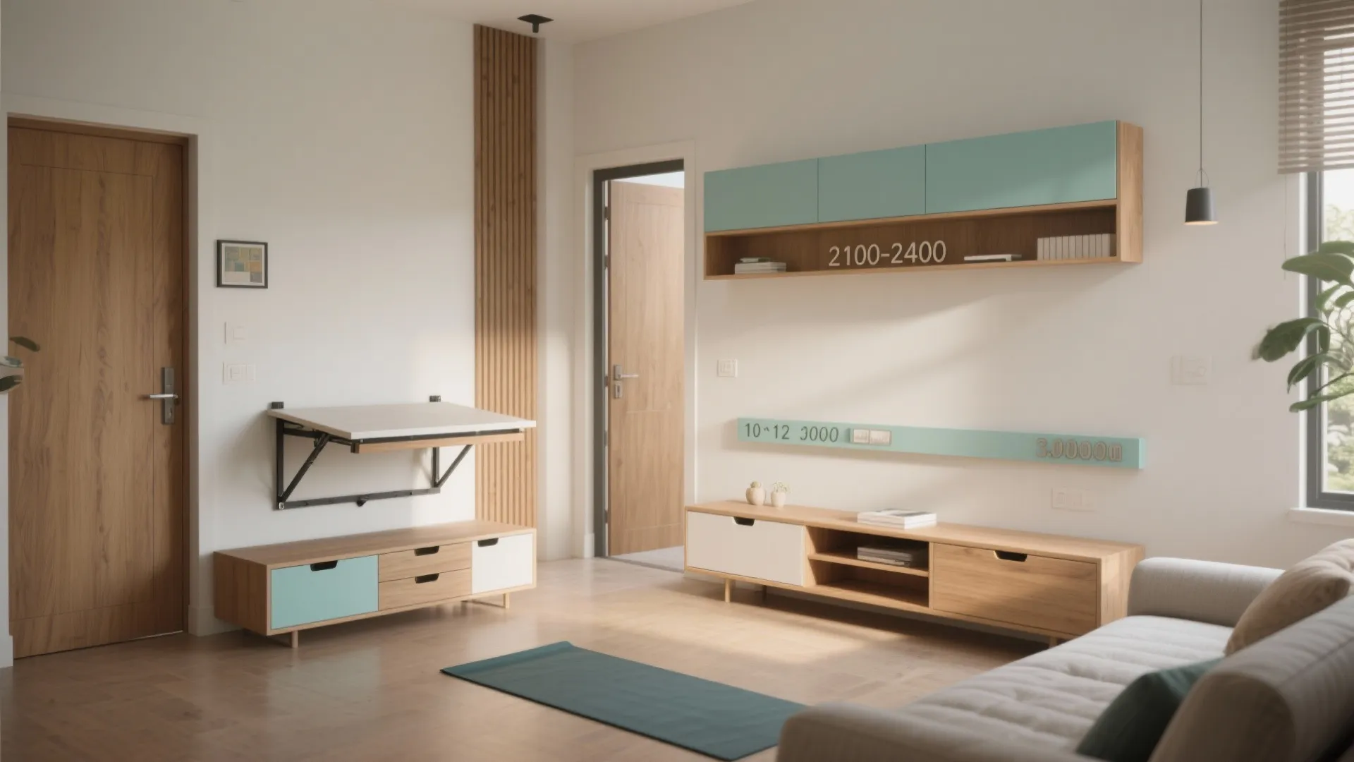 Multipurpose Furniture & Vertical Zoning