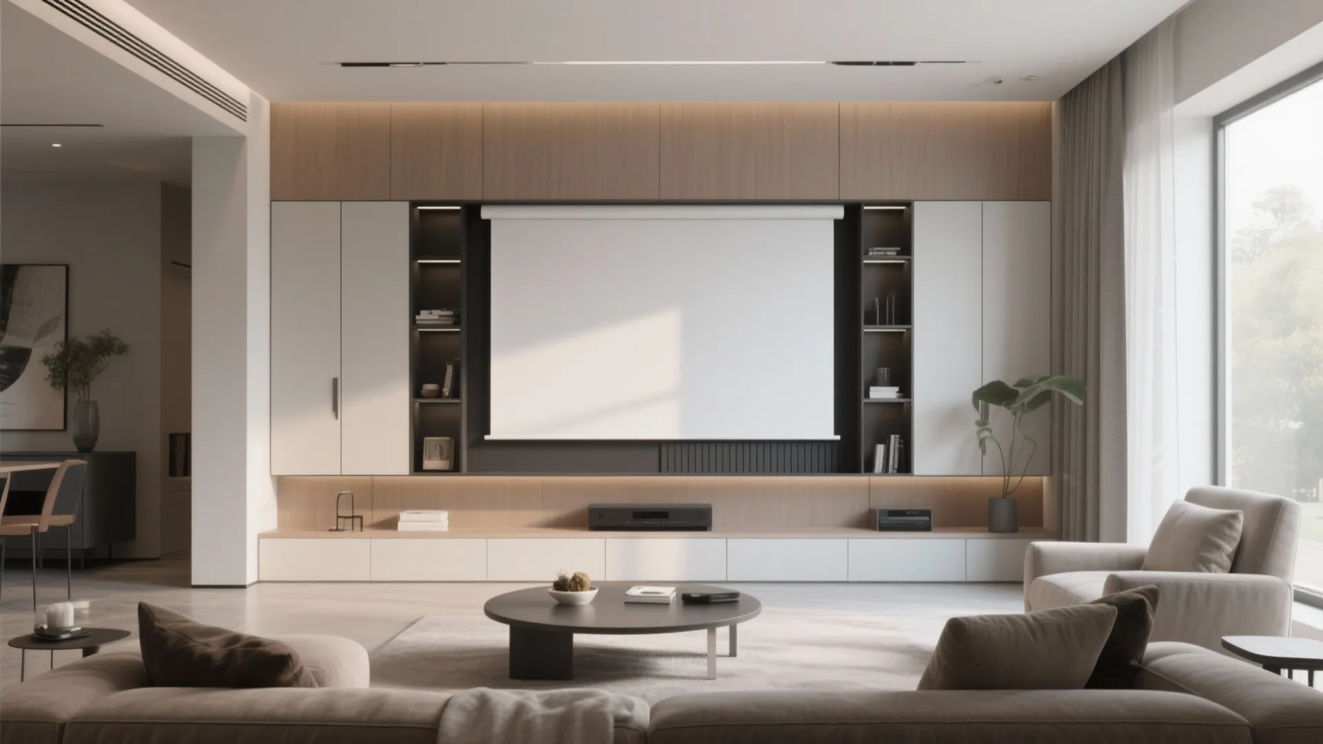 5. Multipurpose Media Wall