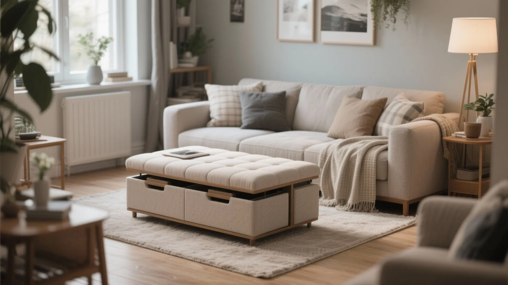 5. Multipurpose furniture