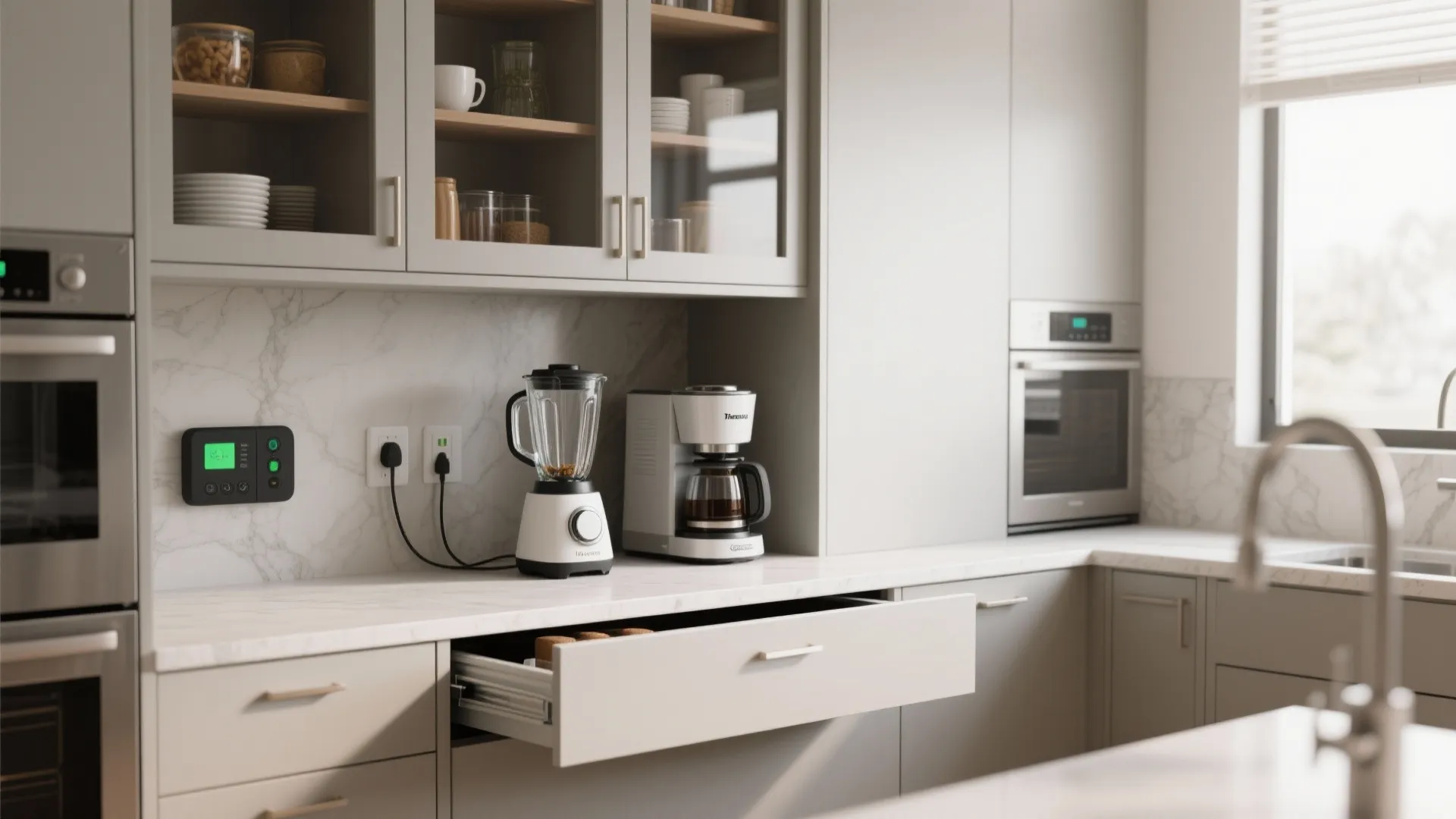 10. Multipurpose Pantry With Charging Station