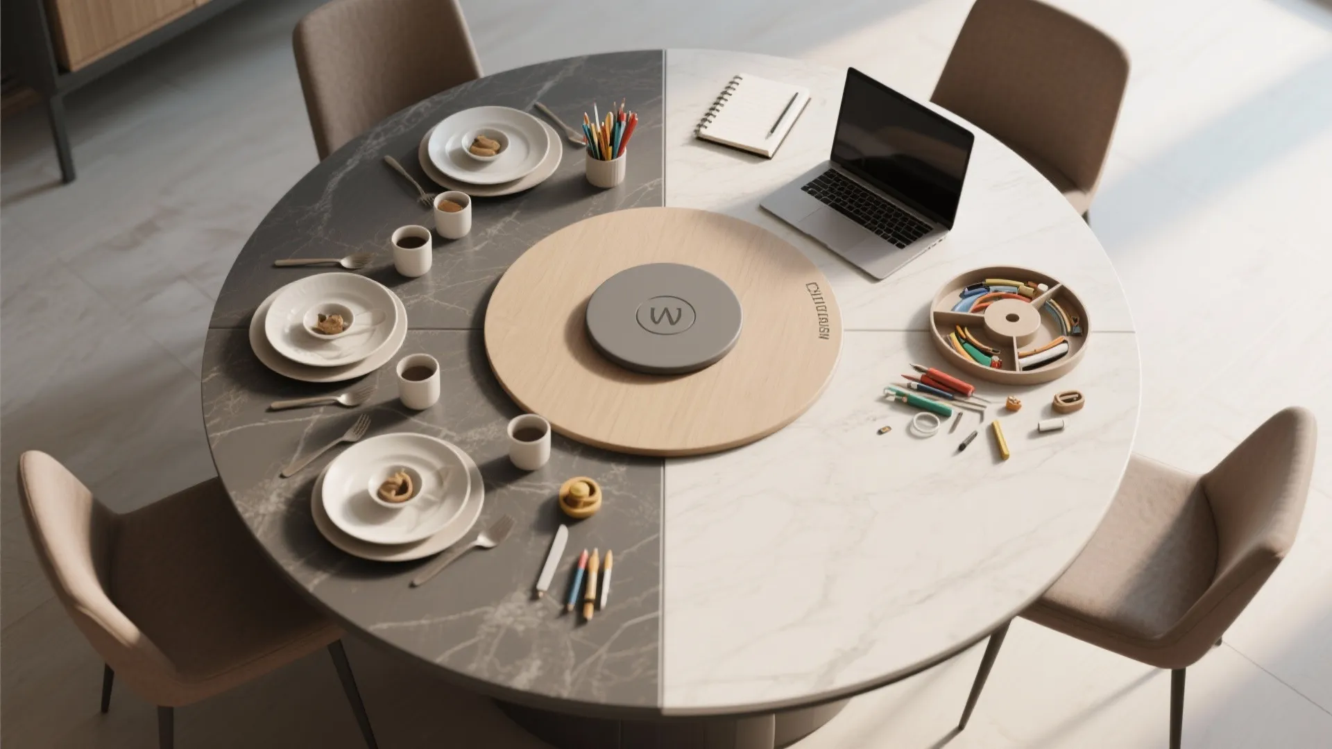 5. Multipurpose Round Table