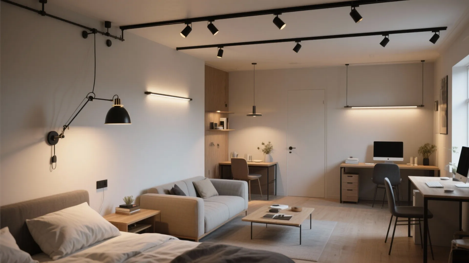 3. Multipurpose fixtures for multifunctional rooms