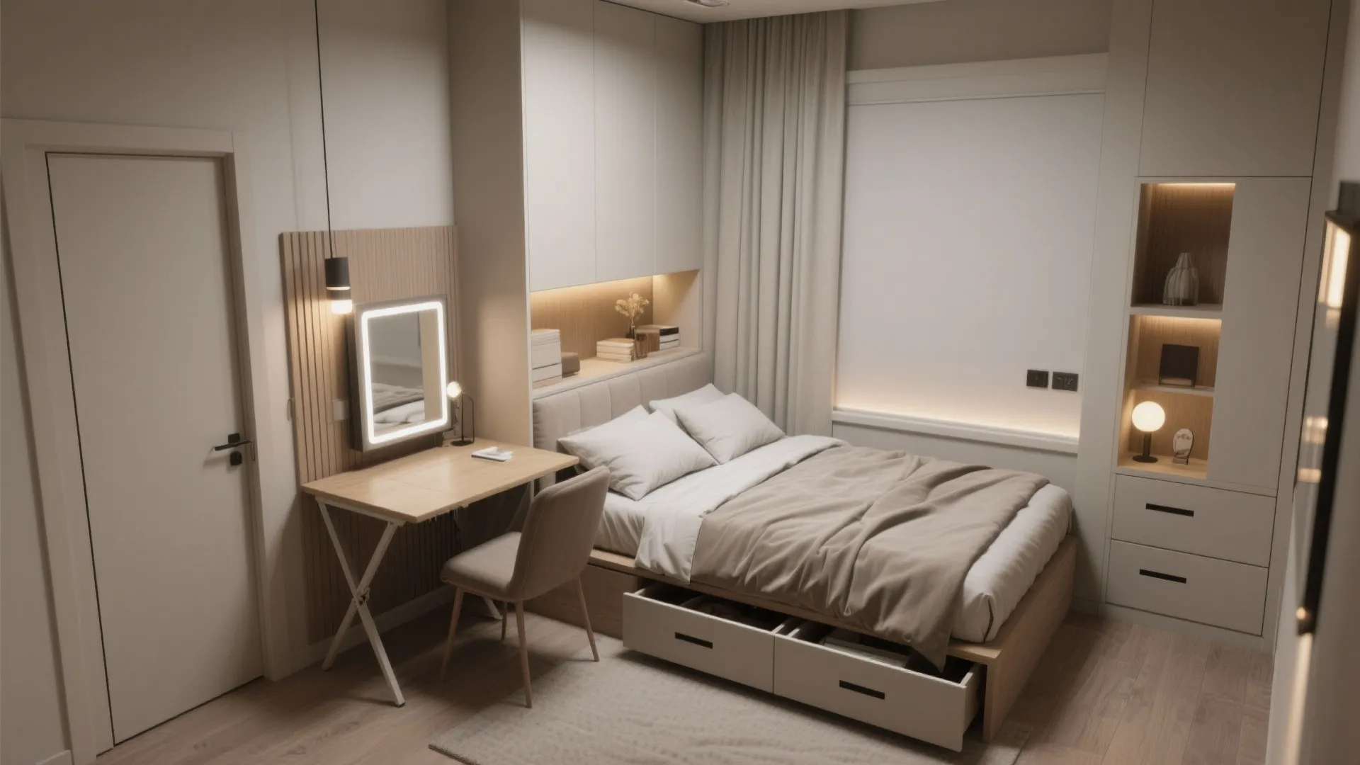 4. Make bedrooms multi-role without feeling cramped