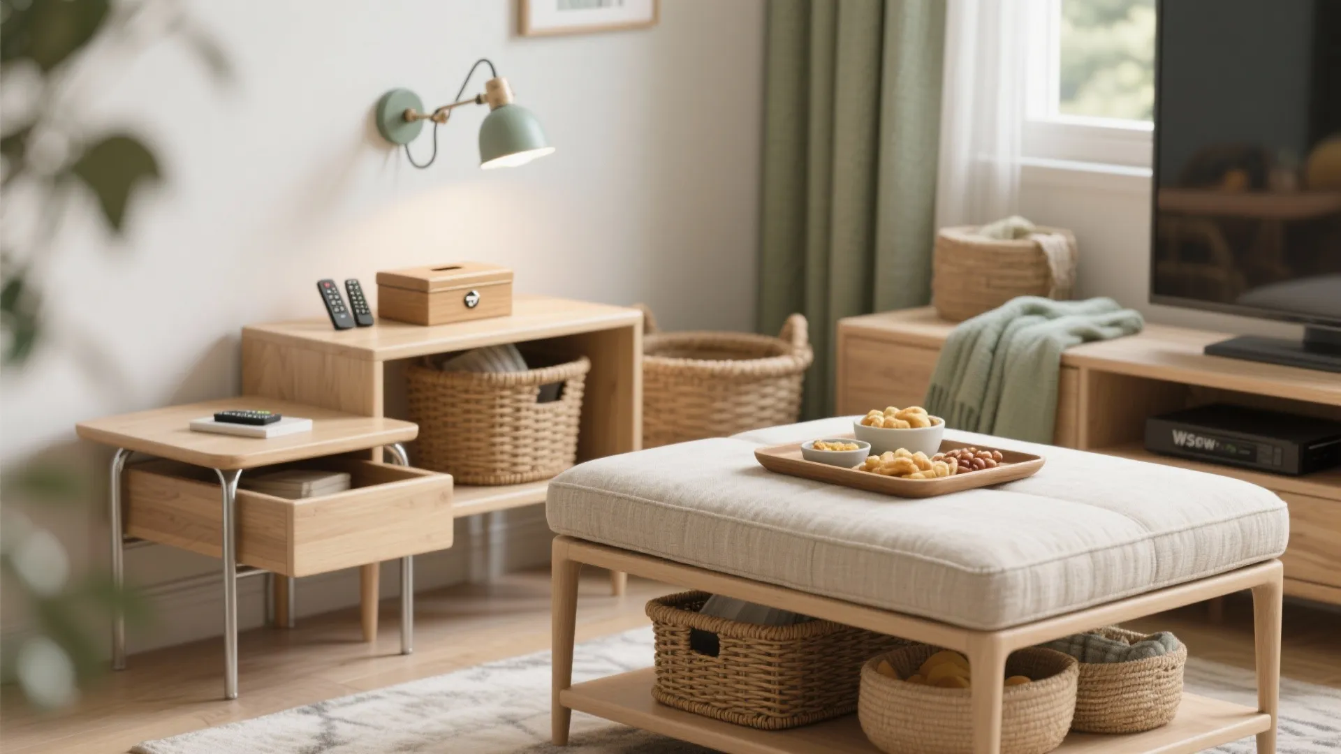 5) Make pieces multitask (and hide the extras)