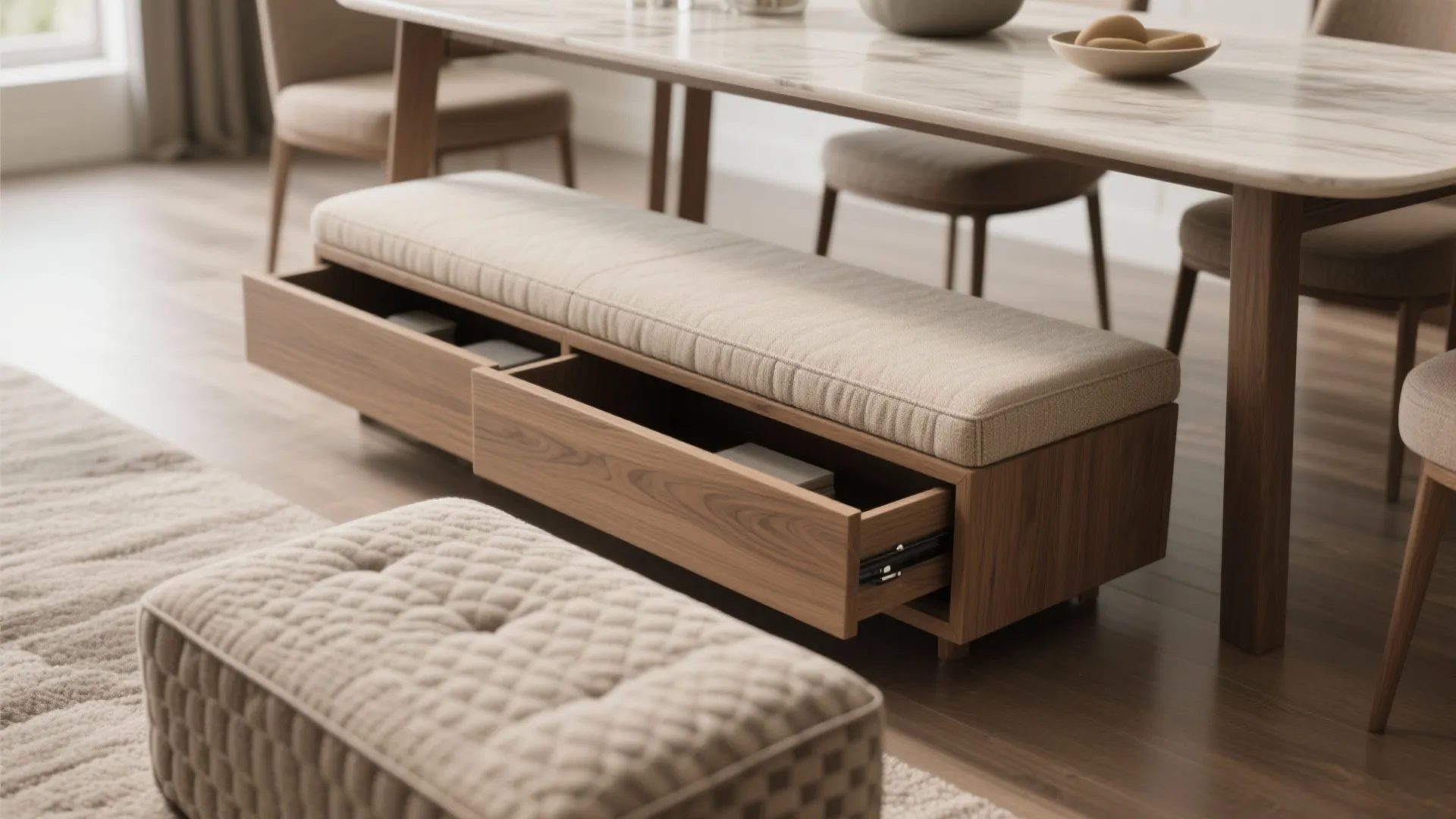 4. Choose multiuse furniture