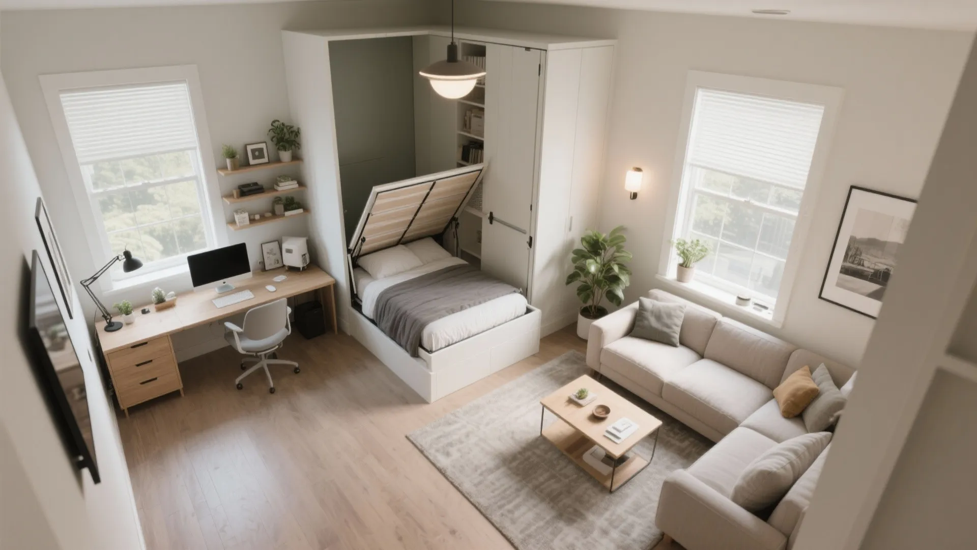 5. Multi-use second bedroom: office, guest room, chill zone