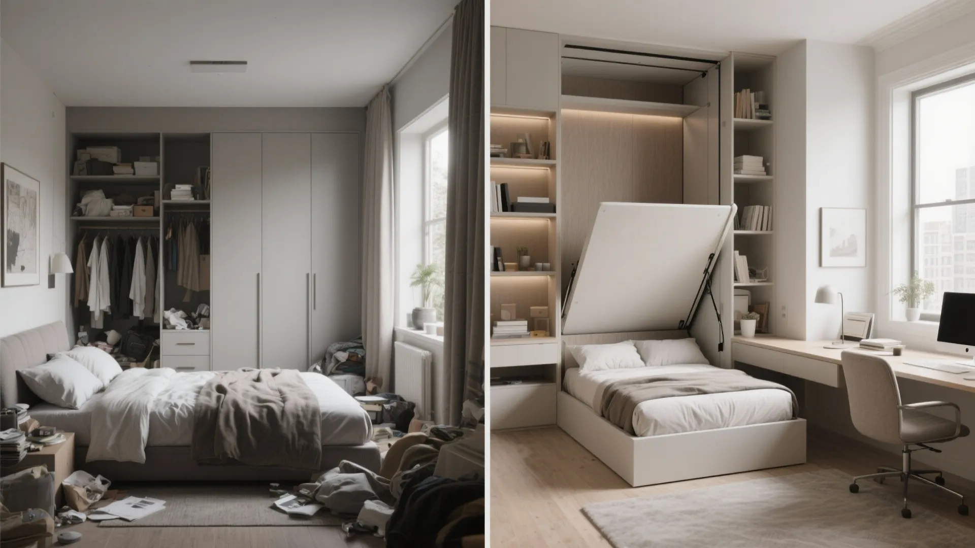 5. Multi-Use Bedrooms with Convertible Furnishings