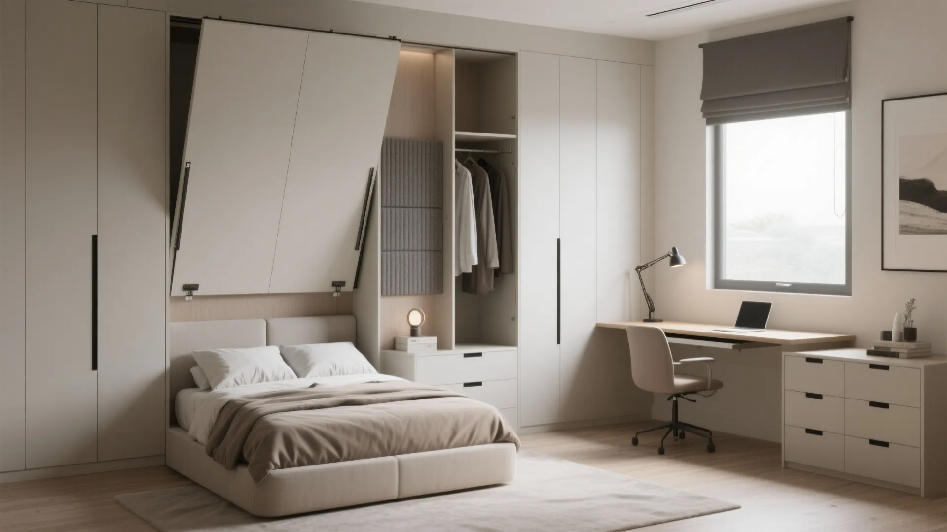 5. Multi-use bedrooms with adaptable layouts