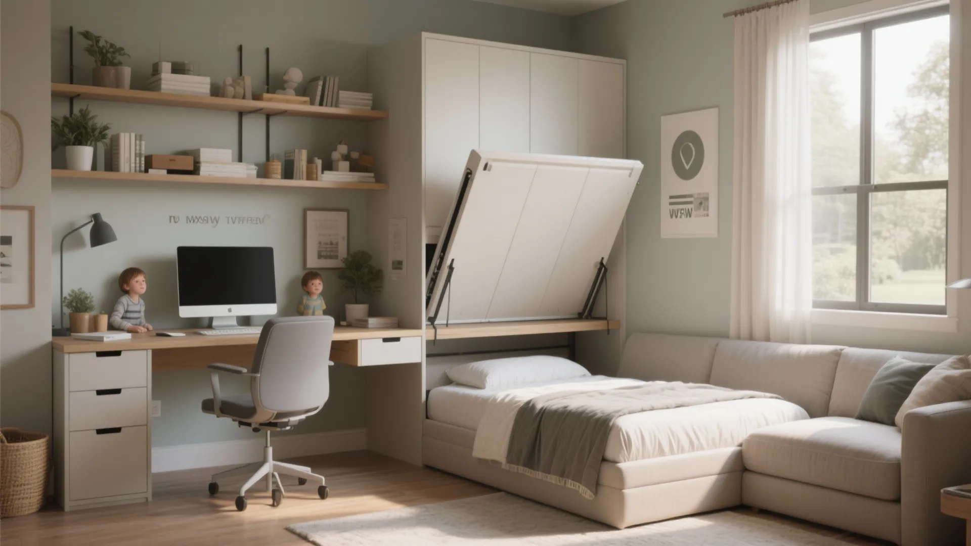 4. Flexible sleeping arrangements in the third bedroom