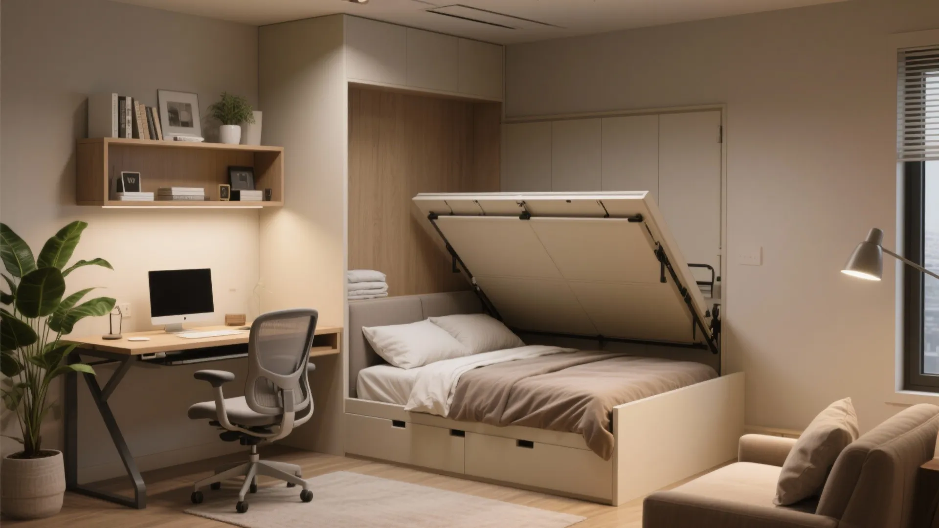 2. Multi-Functional Second Bedroom