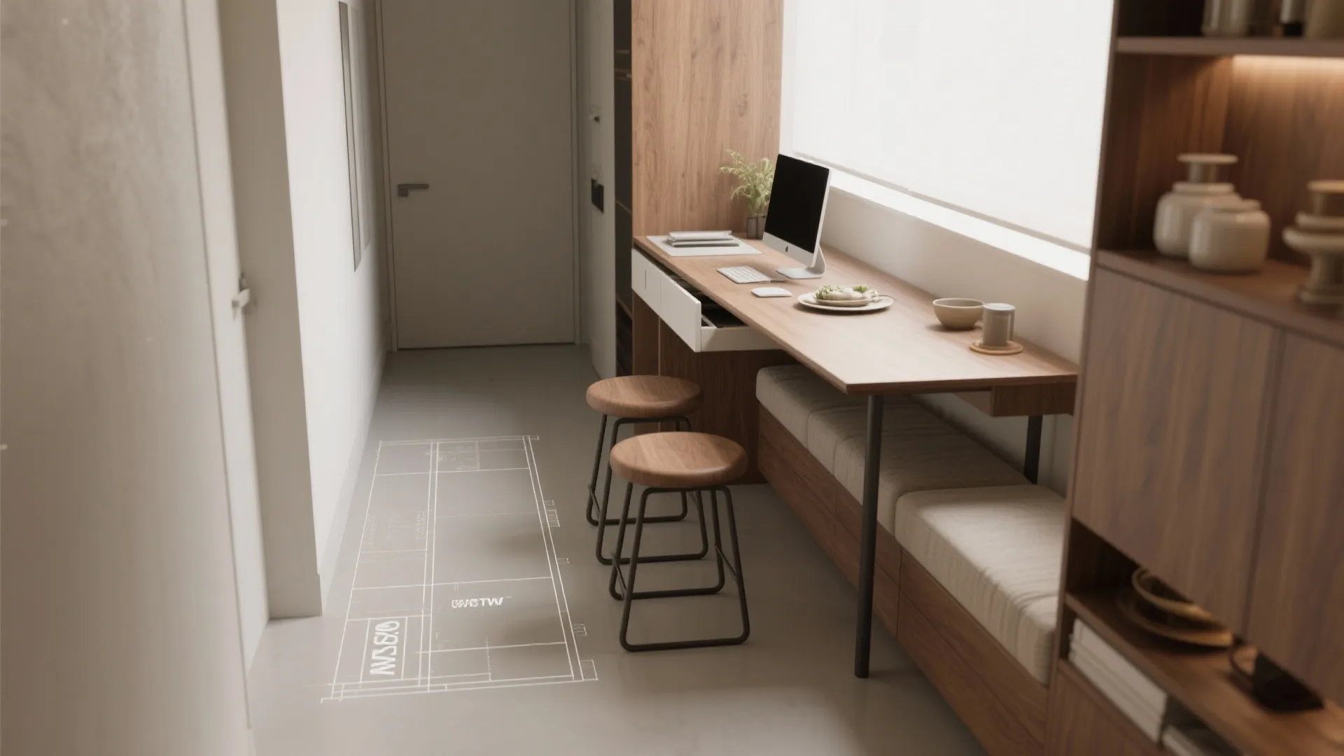 5. Multi-use furniture and circulation-first layouts