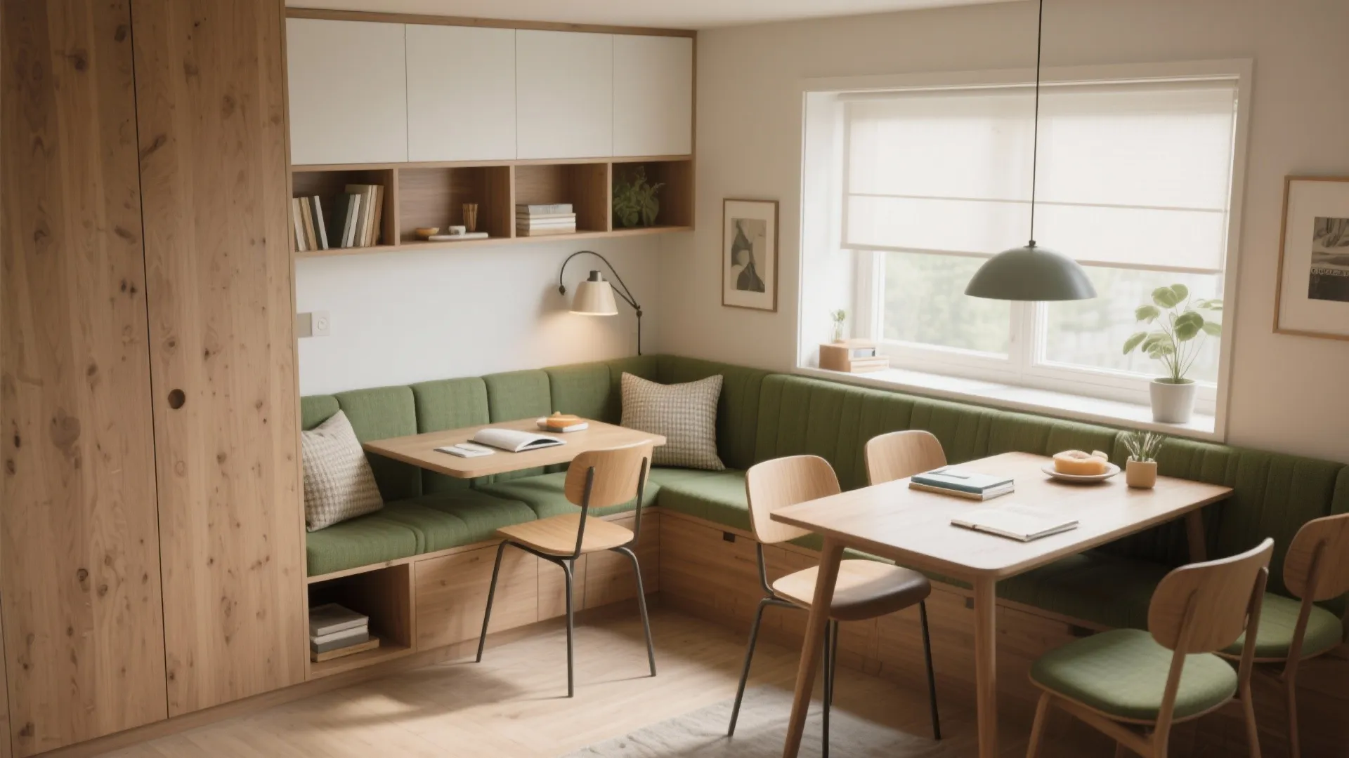 5. Create multi-use corners and flexible dining setups