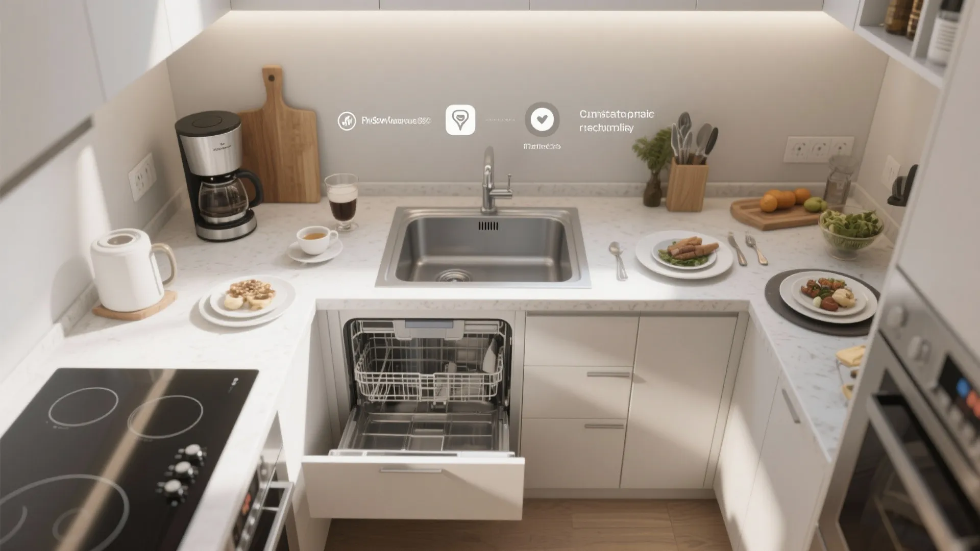 Compact Appliances and Multi-Use Counters