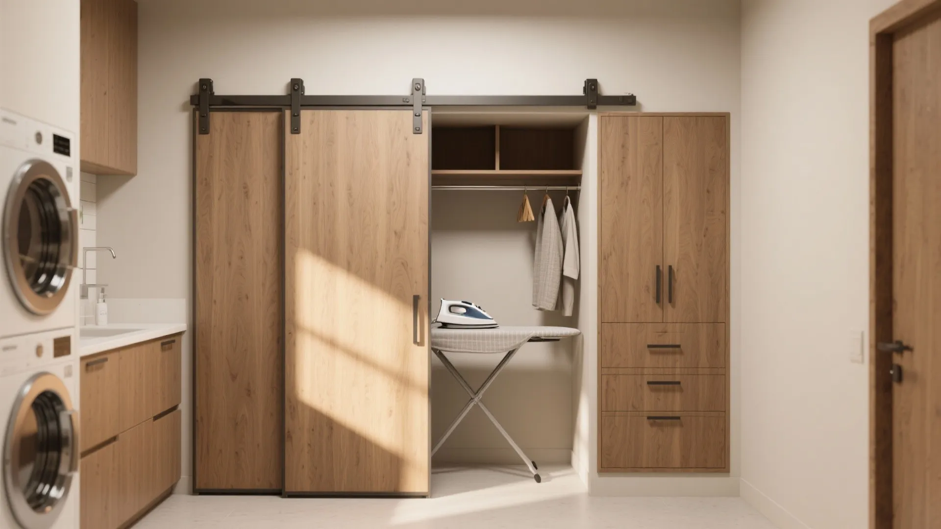 5. Multi-use doors and fold-away features
