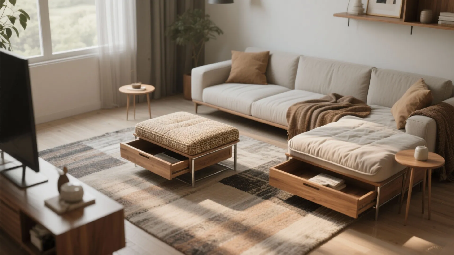 1. Embrace multi-use furniture