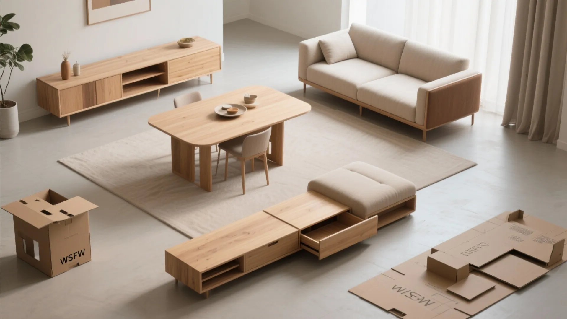 2. Multiuse Furniture: One Piece, Many Jobs