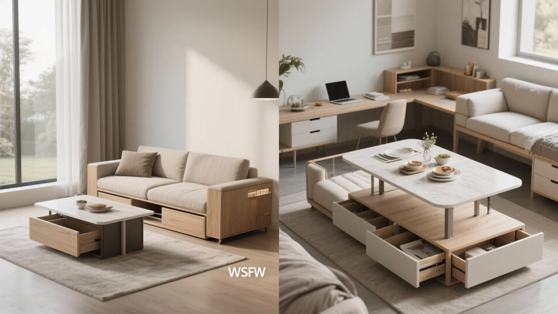 2. Furniture That Does Double (or Triple) Duty