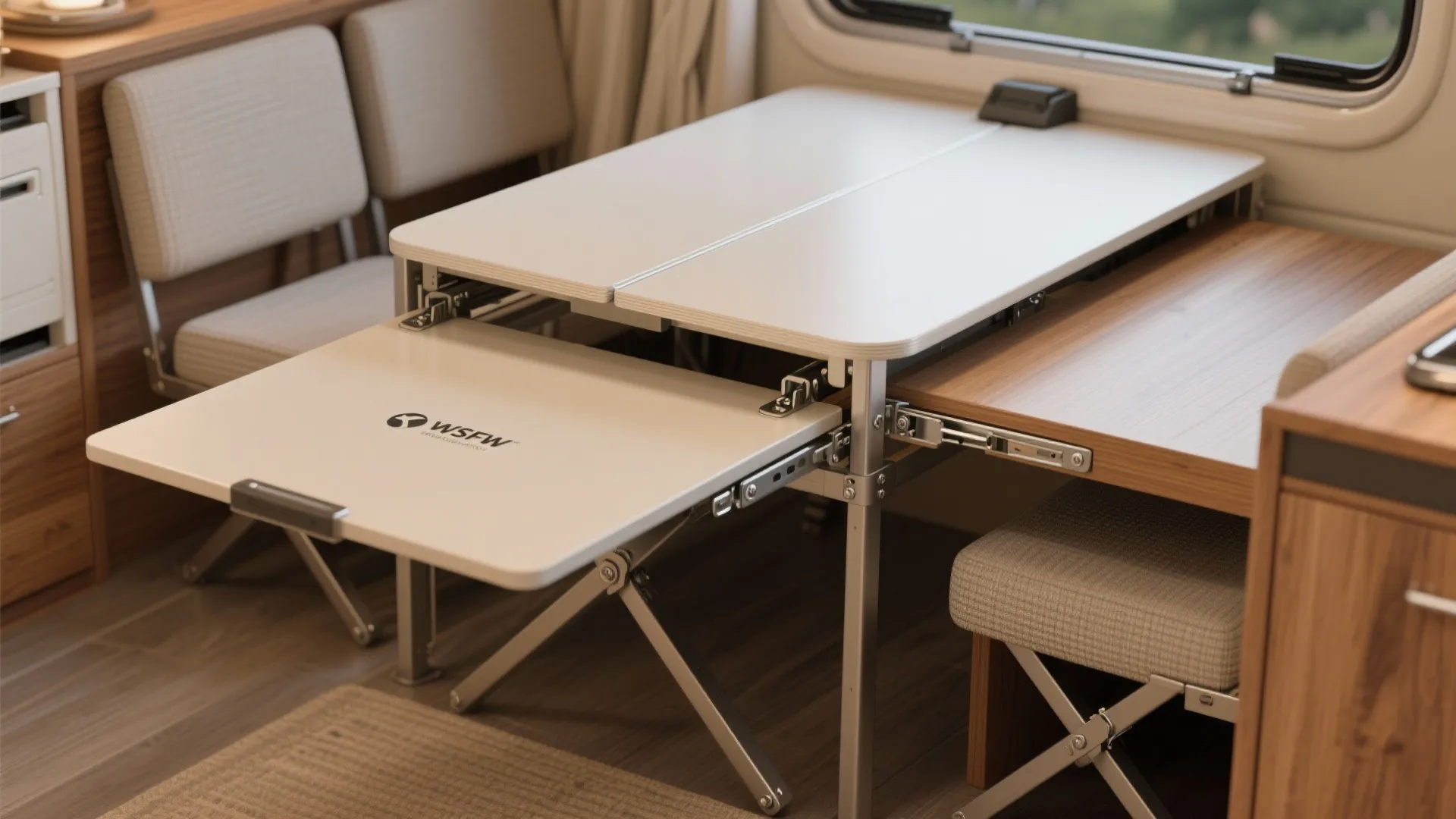 3. Multi-Use Furniture: Tables that disappear