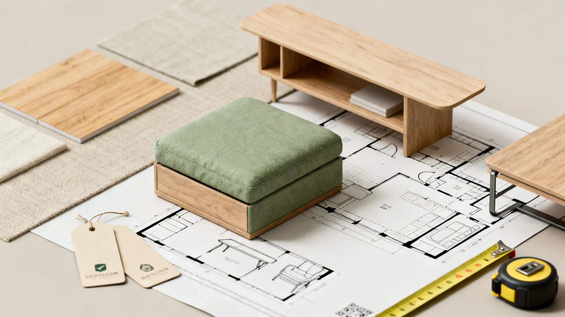 3. Choose furniture with scale and multipurpose function