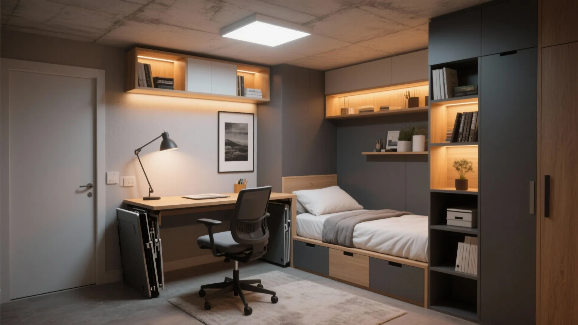 9. Built-in Multi-use Furniture