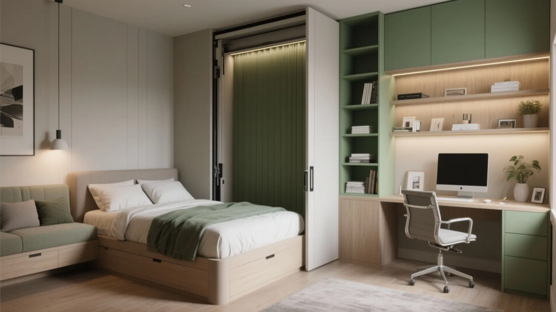 3. Guest bedrooms as multi-use rooms