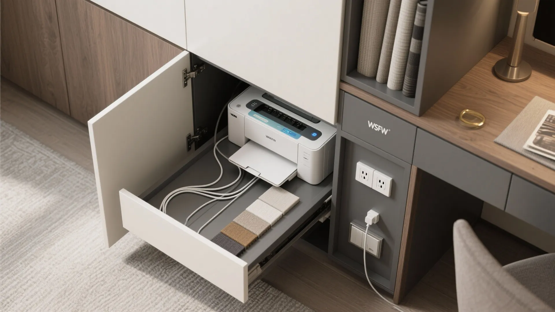 5. Multi-use furniture and hidden tech