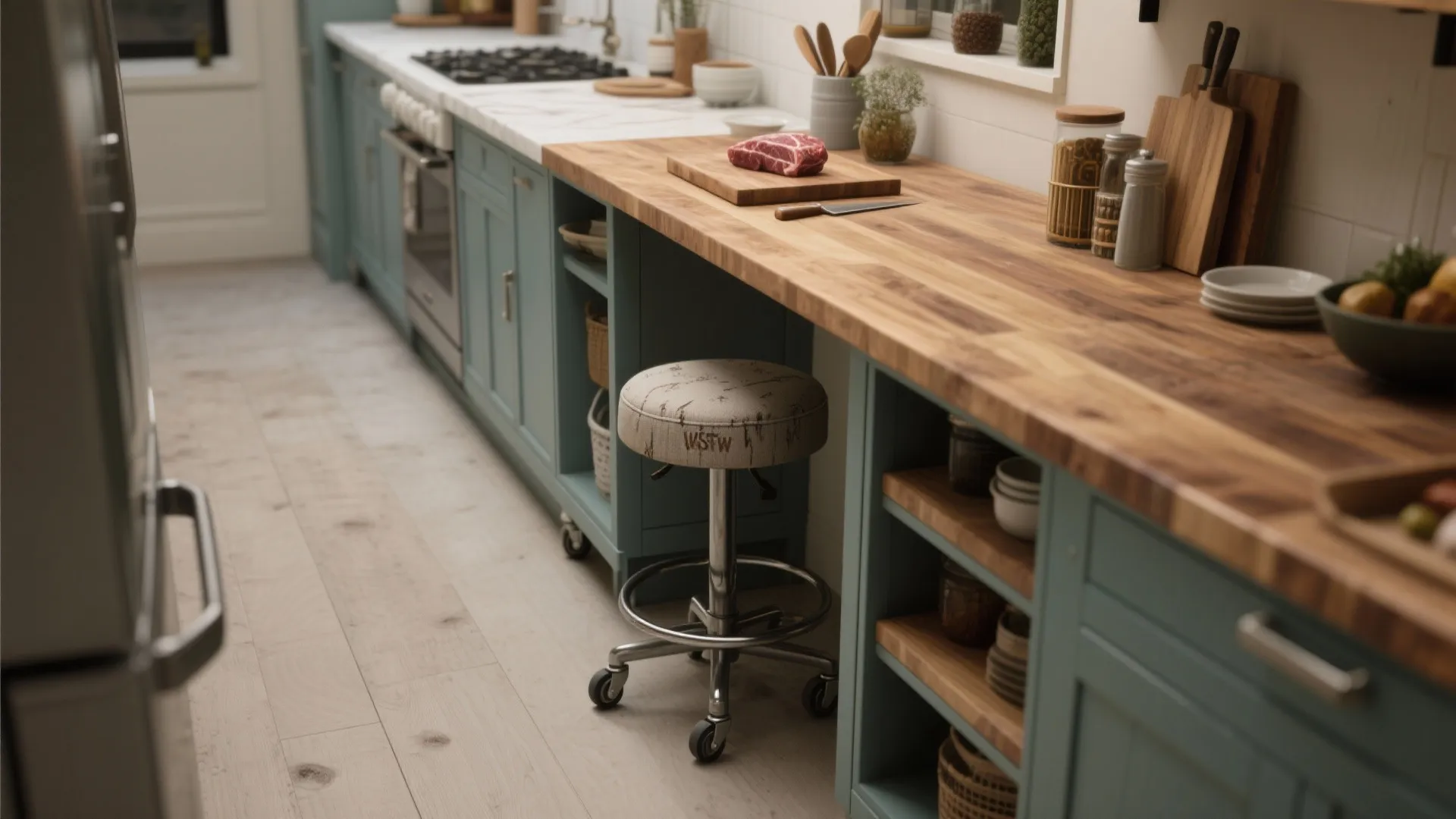 4. Multi-functional islands and folding surfaces