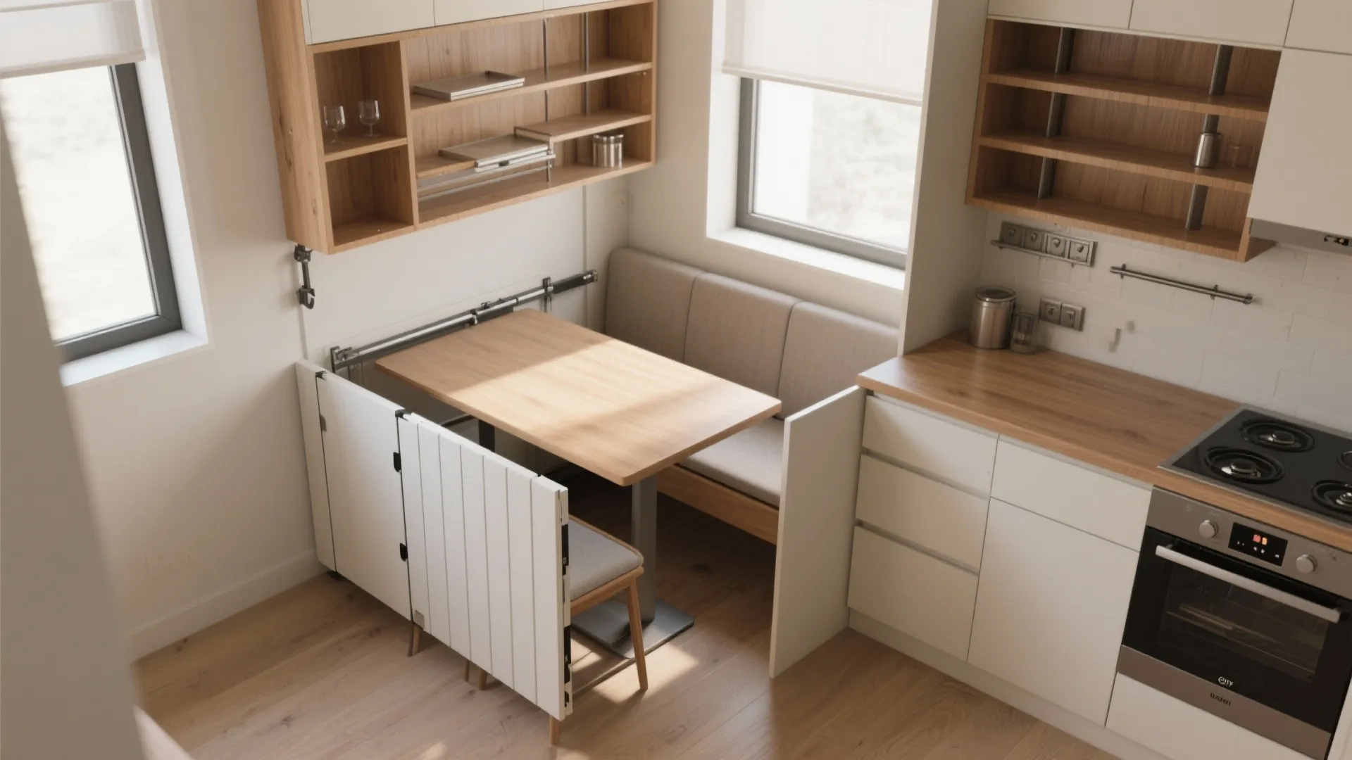 3. Multi-use kitchen and dining solutions
