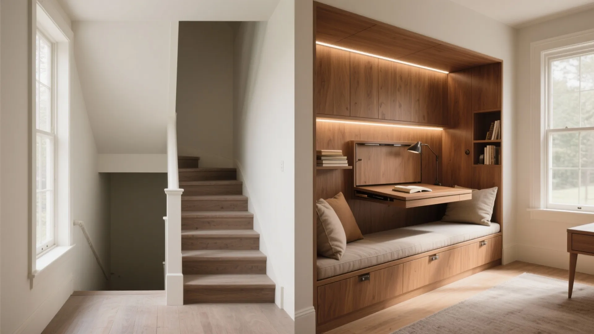 5. Convertible Staircases & Multi-Use Landings