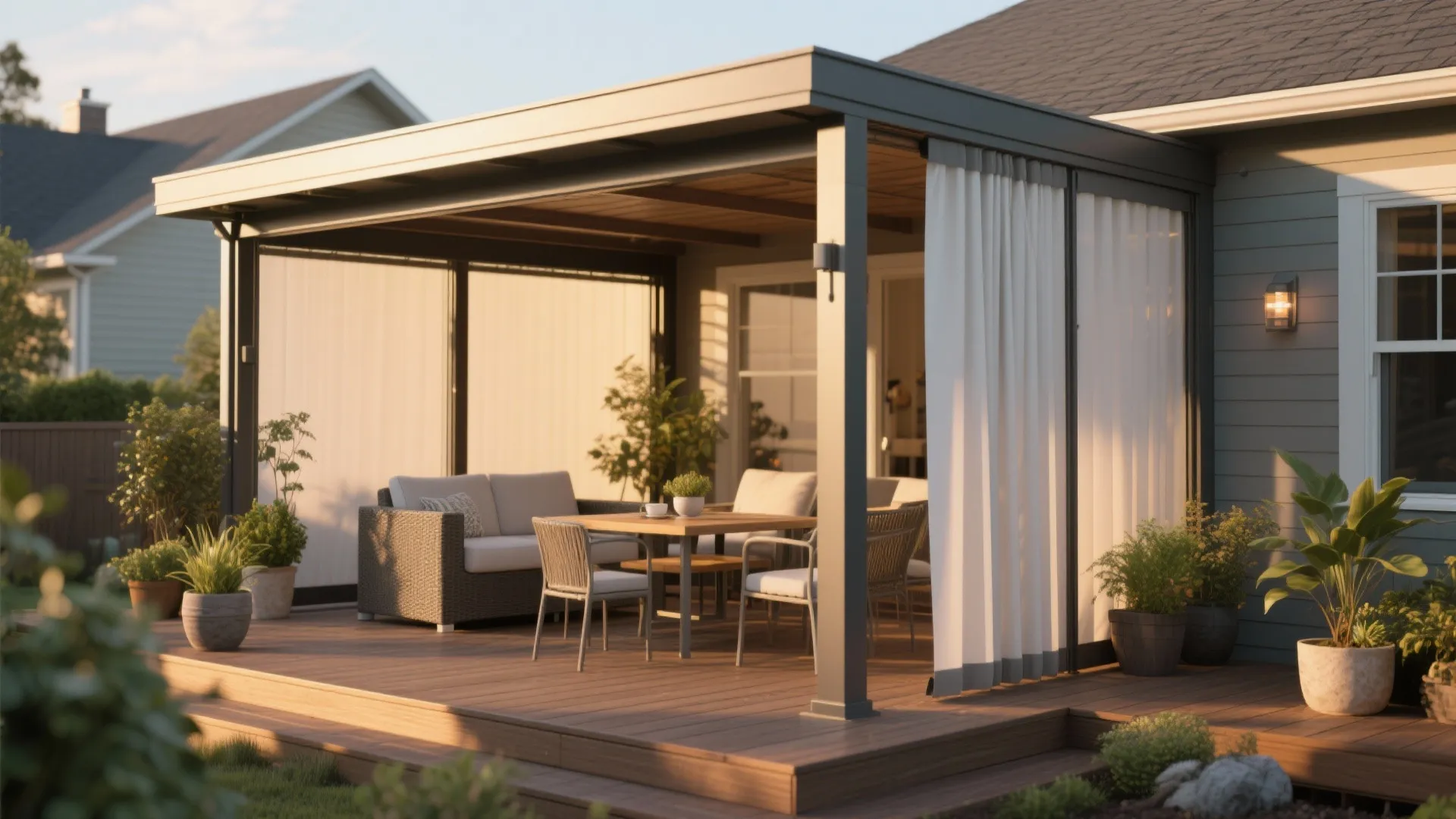 4. Multi-use outdoor rooms
