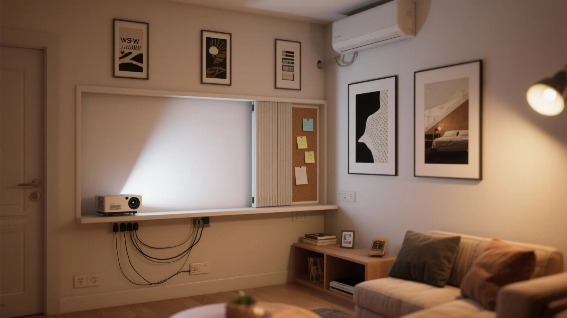 4. Make a multi-use projection wall