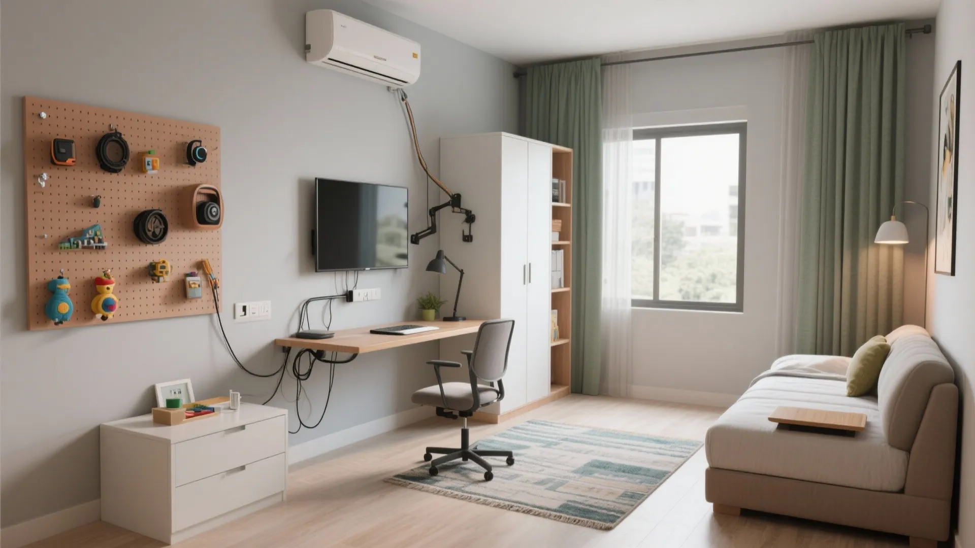 Flexible multi-use room that truly flexes