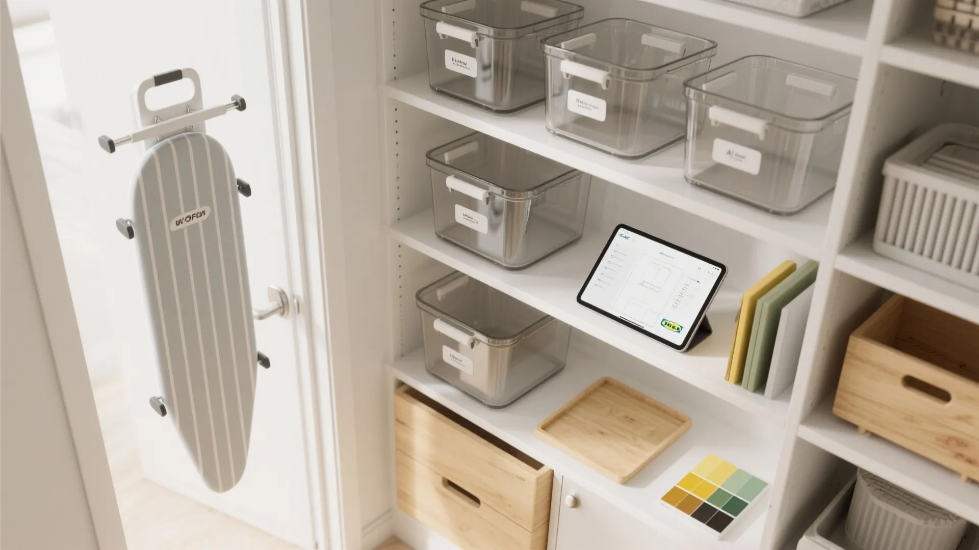 5. Multi-Use Shelving & Tech Aids for Maximum Function