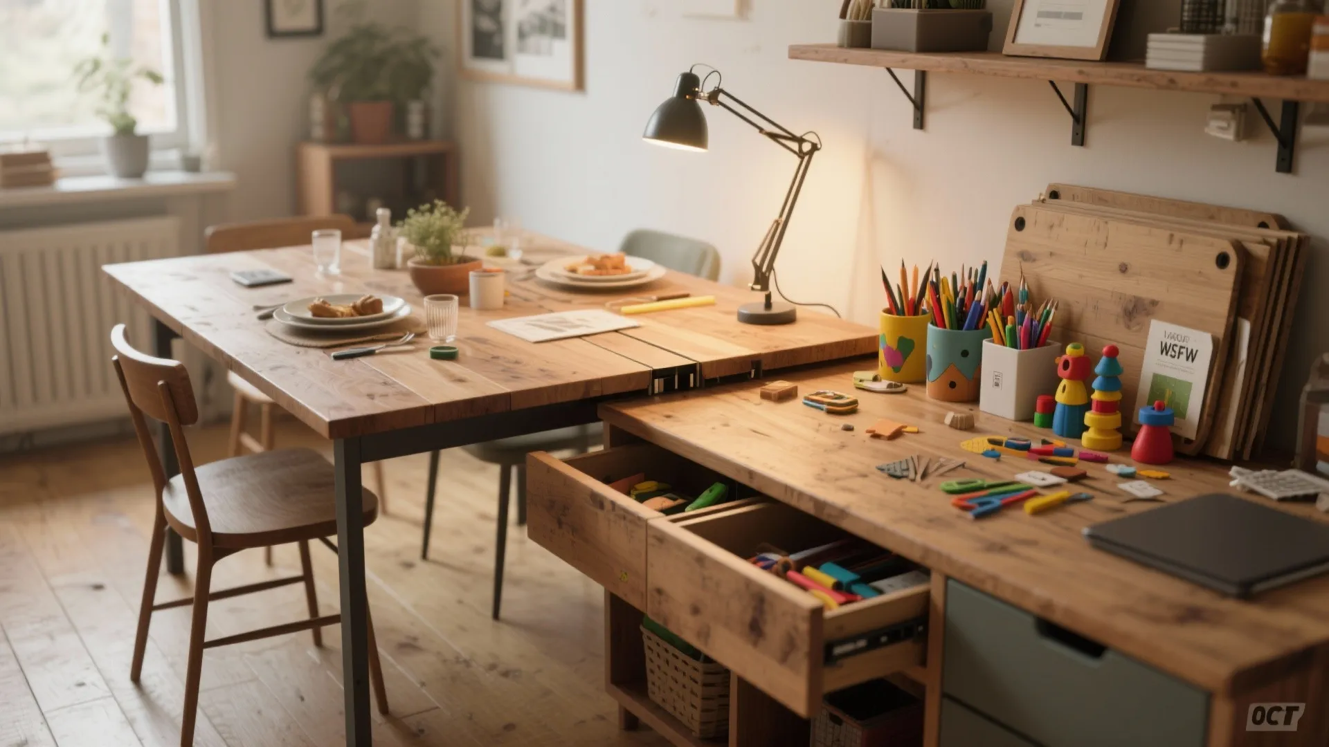 Multi-functional dining table