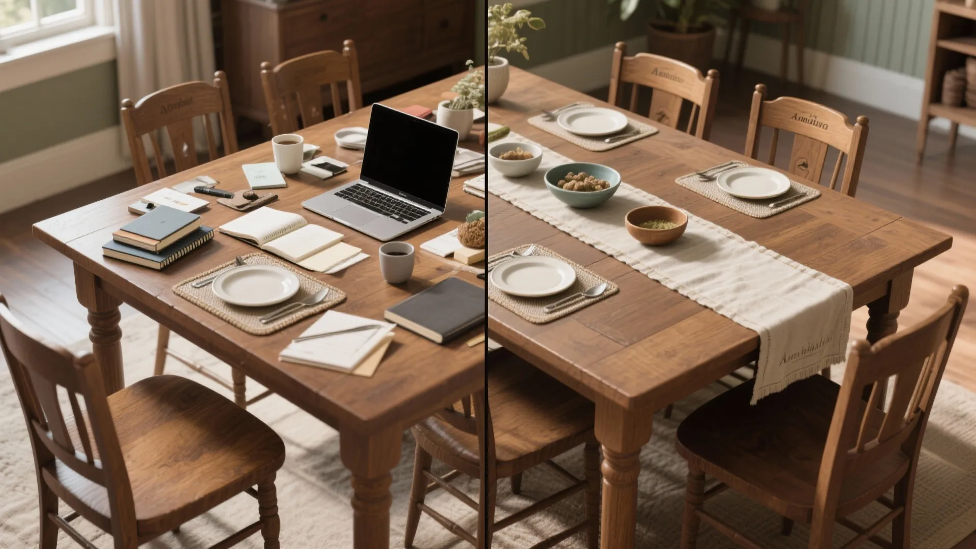 5. Multi-Use Surface: Work, Play, Dine