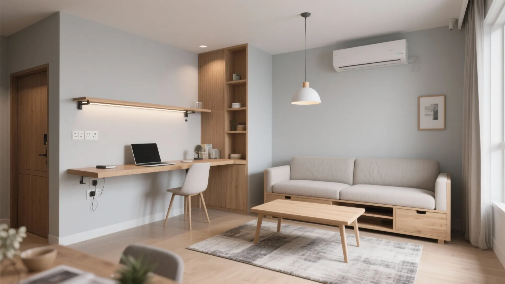 Smart multi-use furniture and zoning