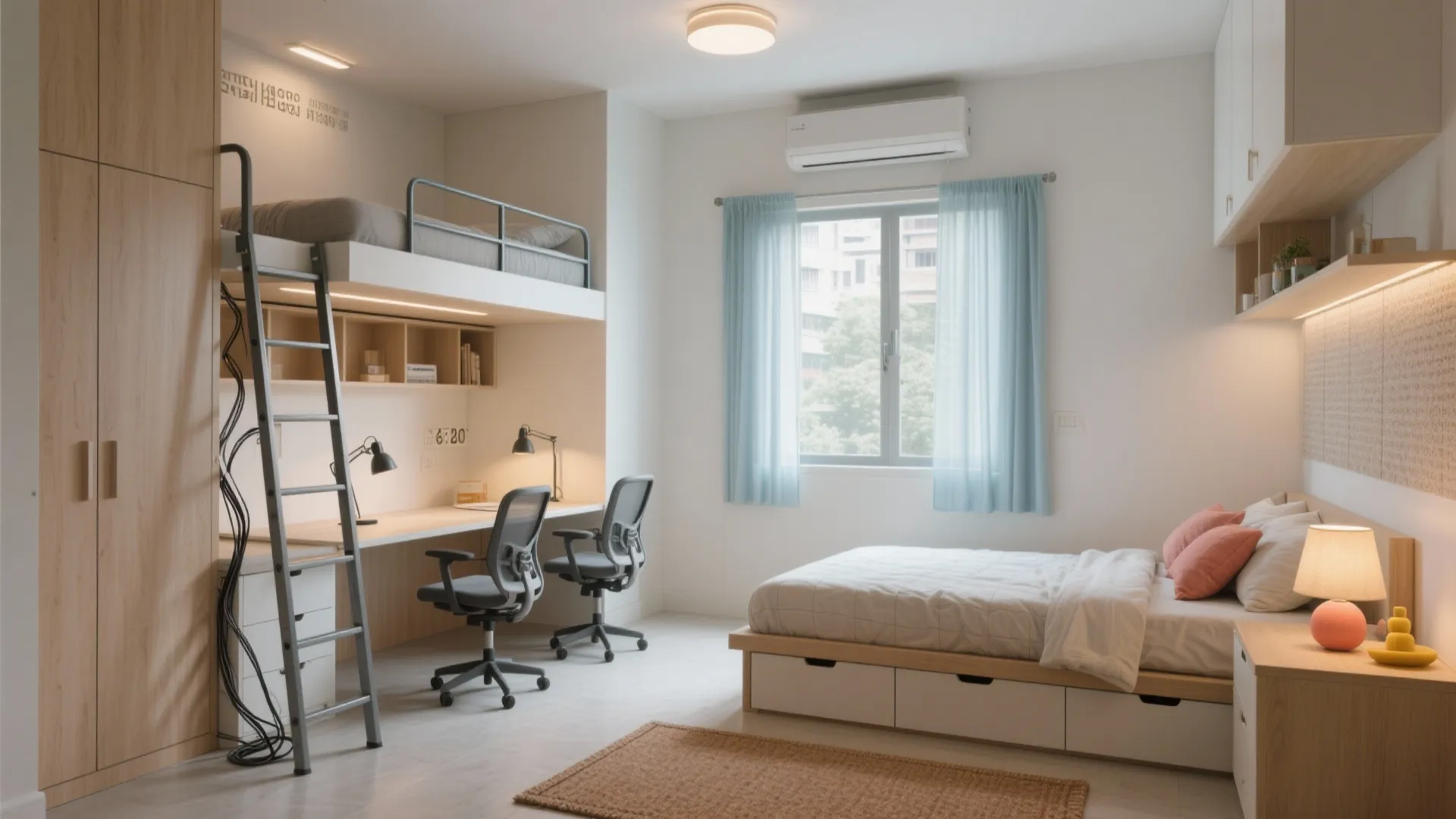 Sharing Room in Mumbai: Space-Saving Design Tips for Roommates: 1 Minute to Master Shared Room Layouts Without Sacrificing Comfort