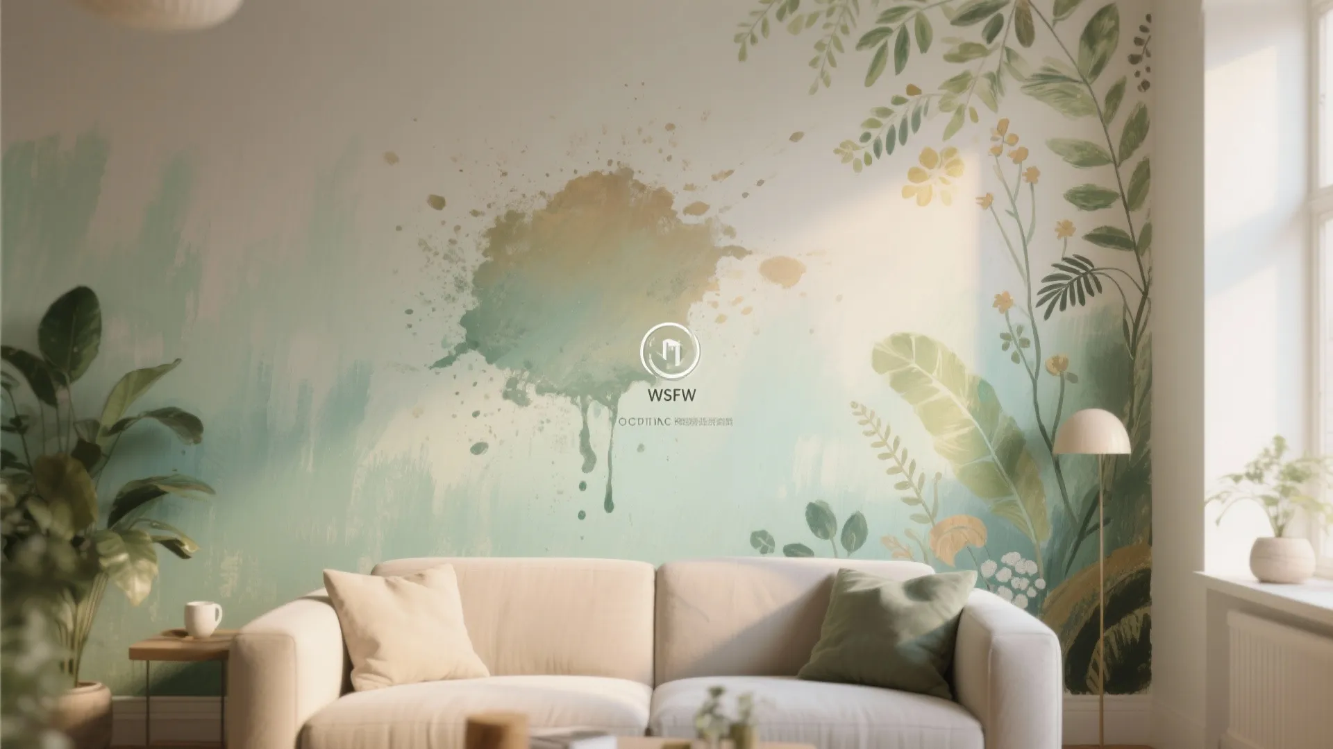 4. Turn marks into a mural or accent feature