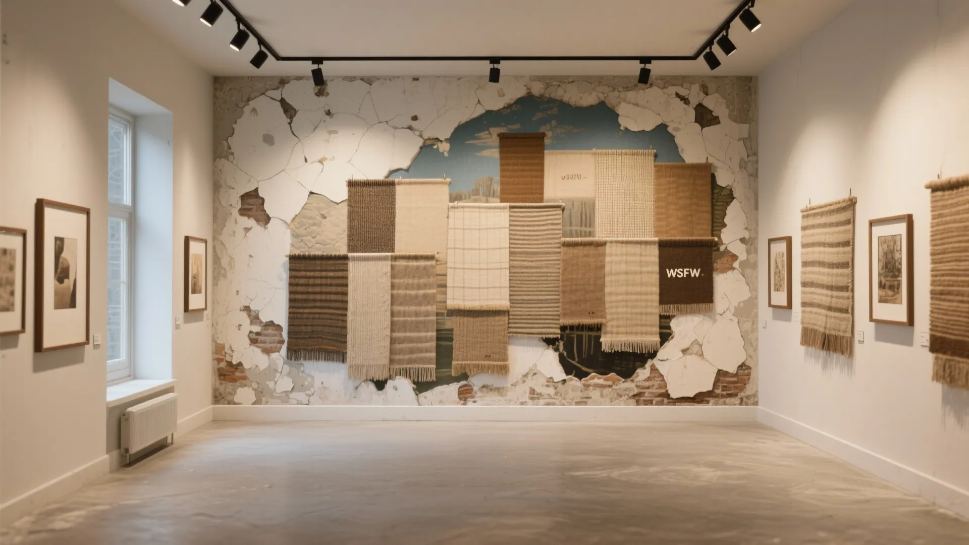 5. Turn damaged walls into a design moment with murals or art panels