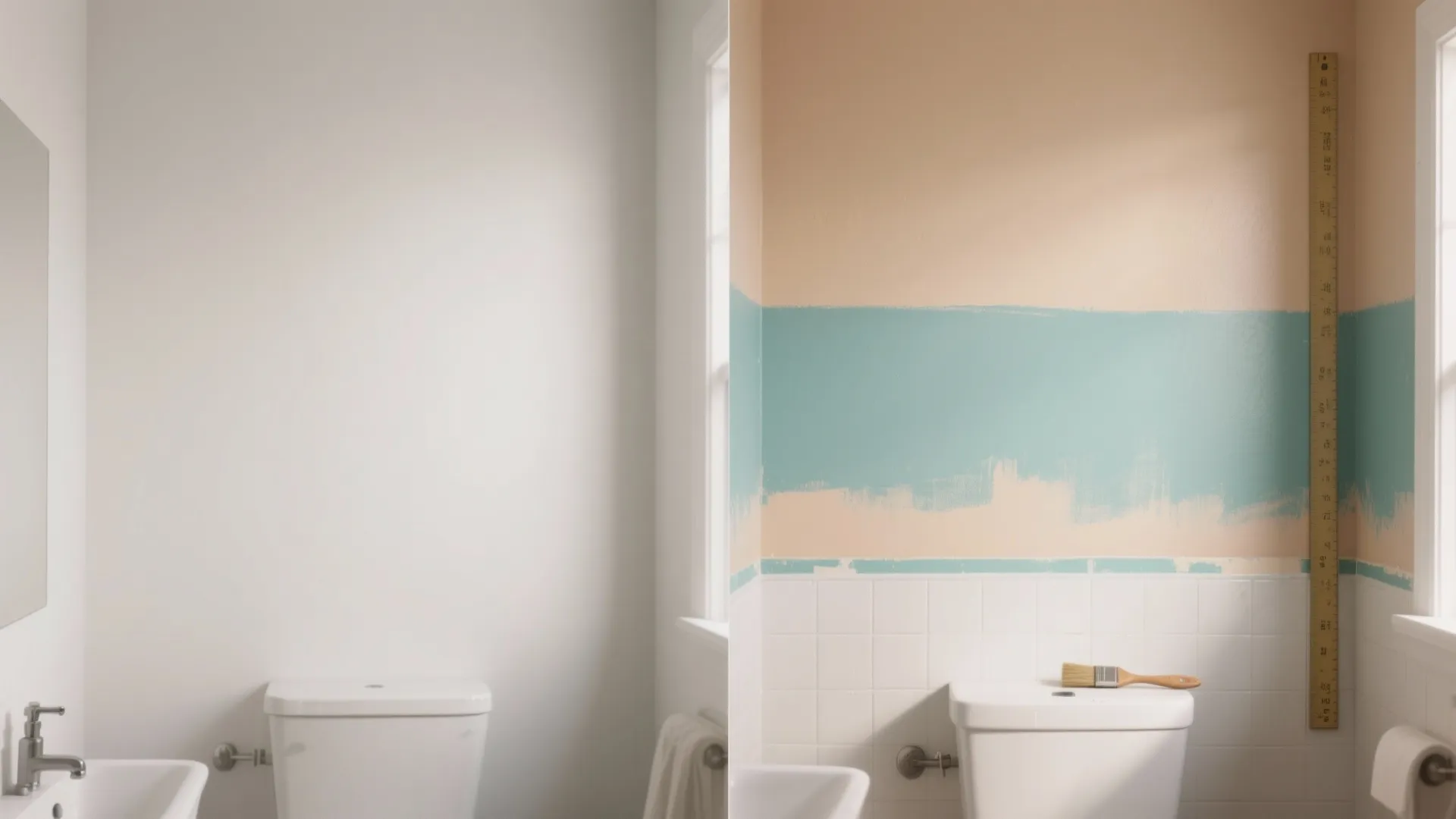 4. Painted mural band or bold stripe