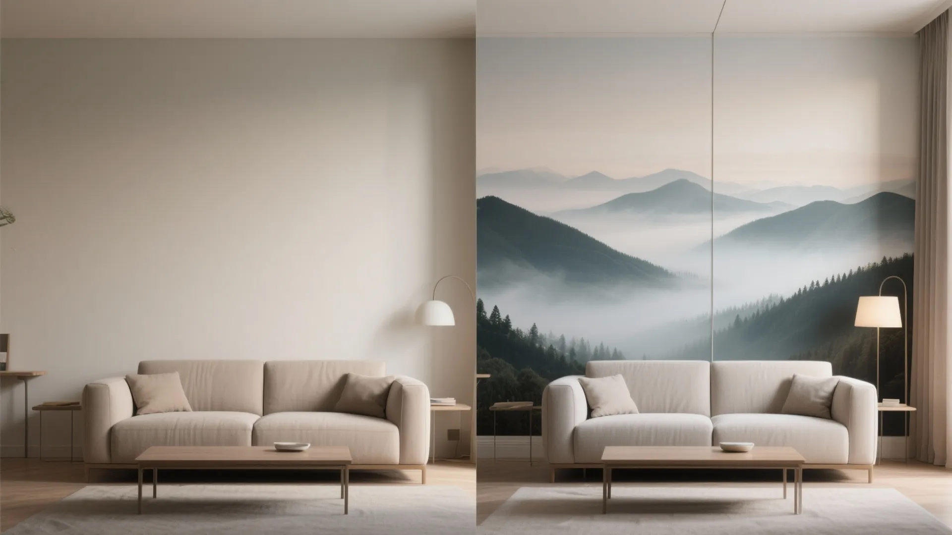Panoramic or Mural Accent Wall