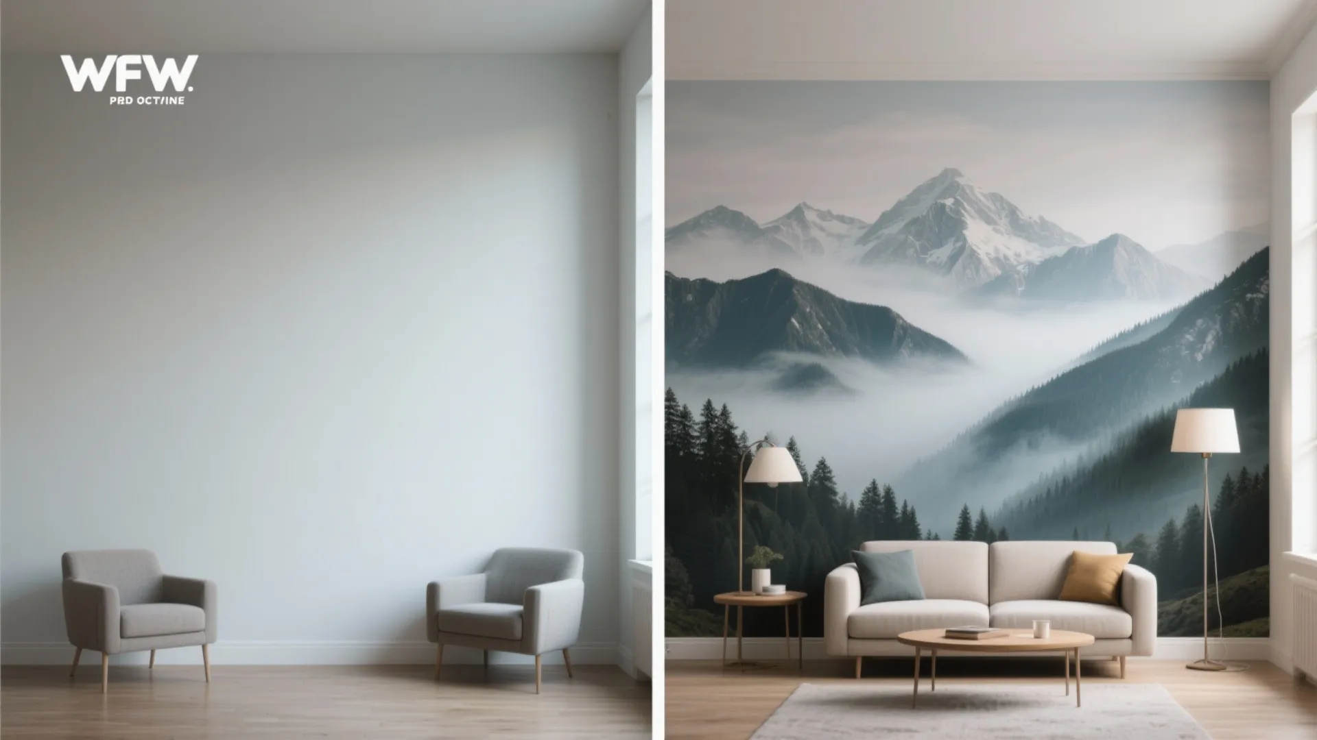 Removable Mural as a Giant “Print”