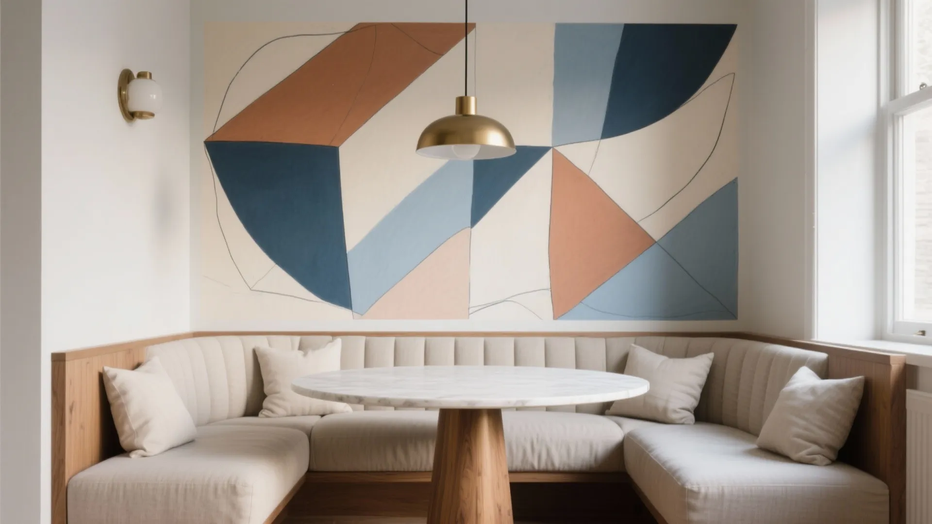 Patterned Accent Wall or Mural for Personality