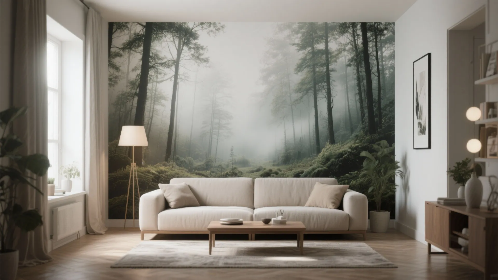 4. Mural-Style Statement Wall