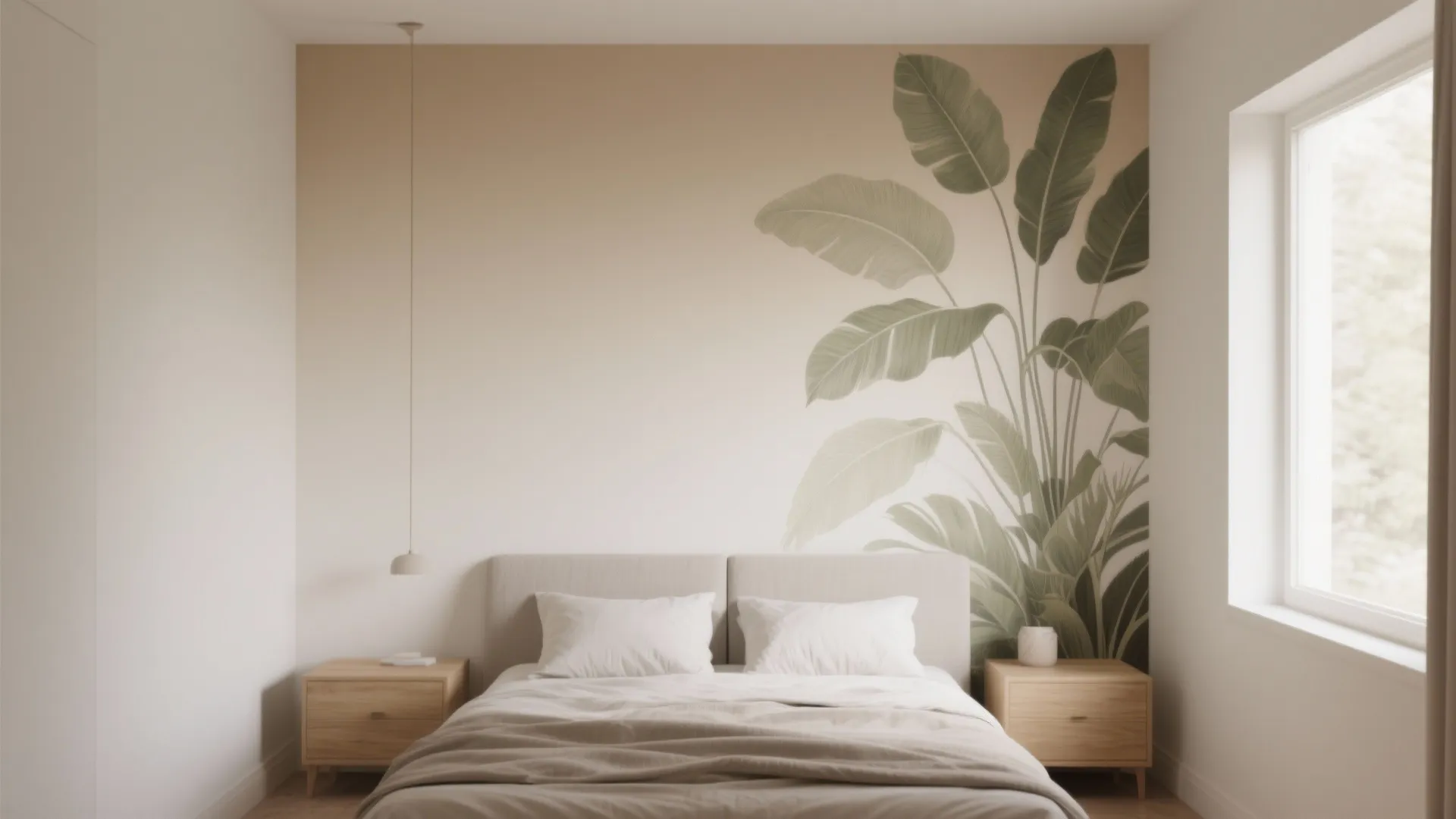Large-Scale Mural or Gradient Feature Wall