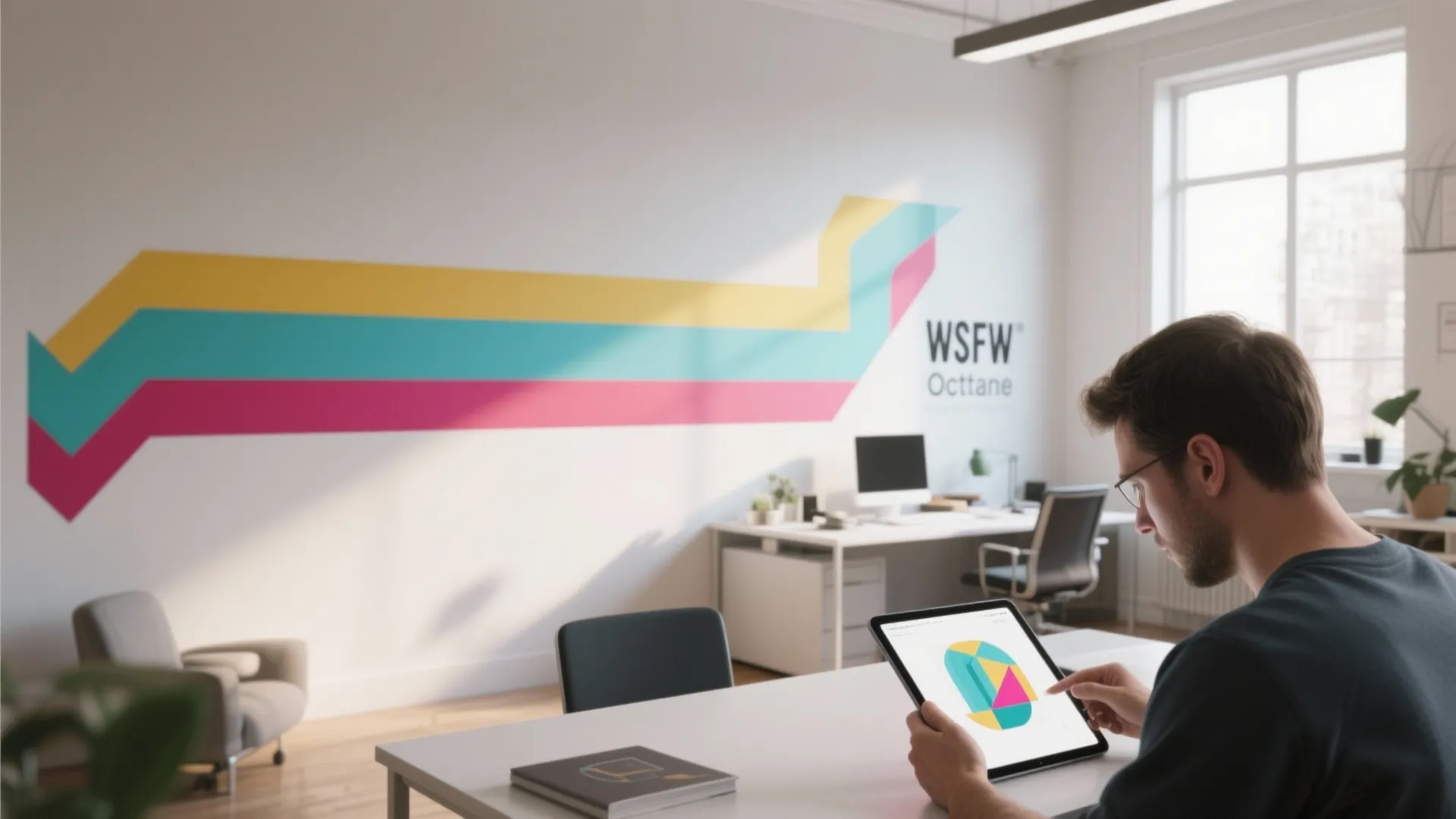 3. Mural or Graphic Stripe for Personality