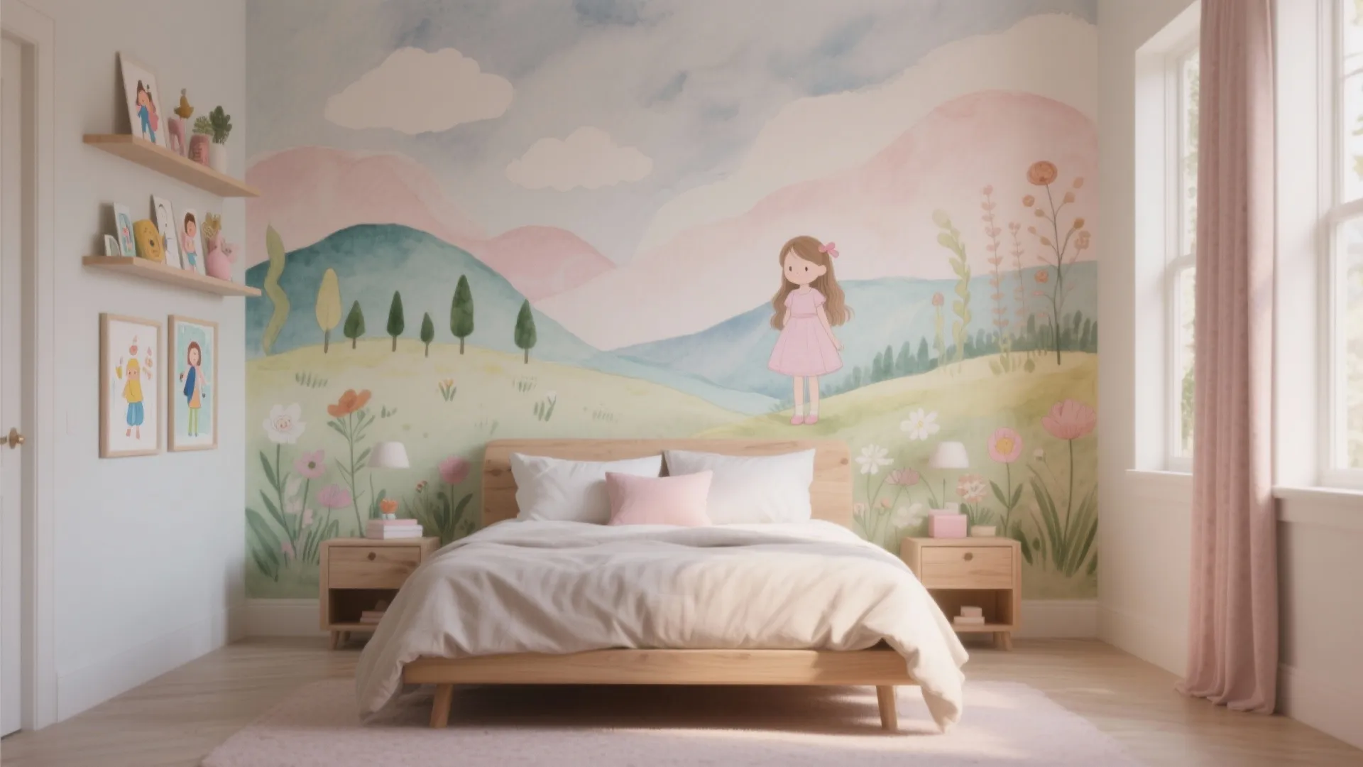 Storybook Murals & Changeable Art Ledges