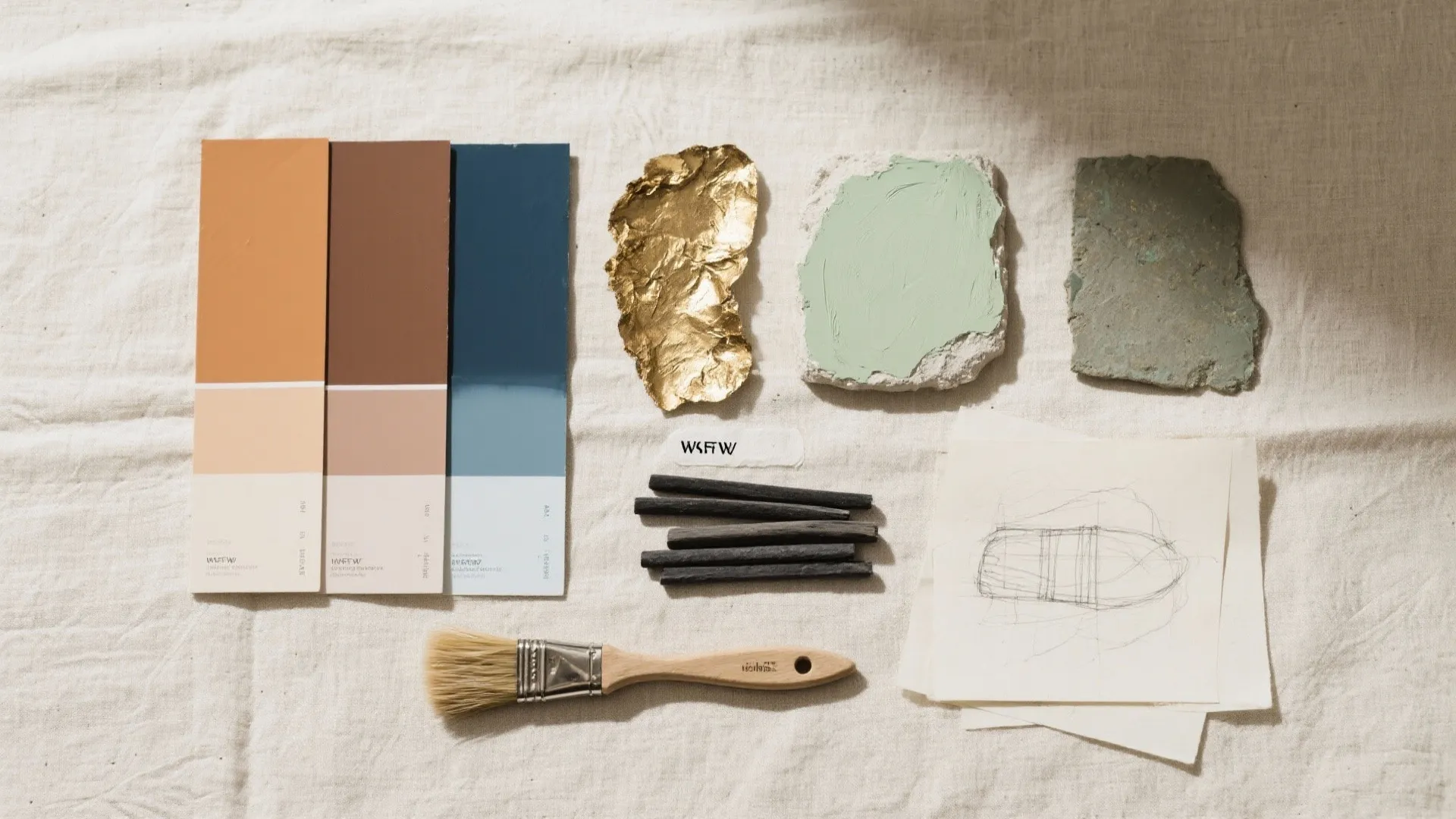 4) Narrative murals and refined pigment palettes