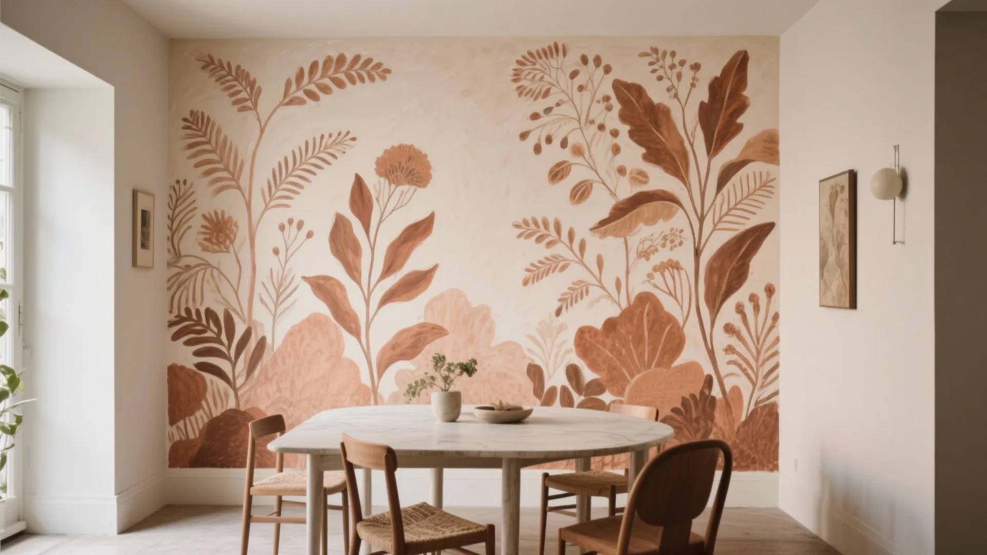 4. Mural or hand-painted panel