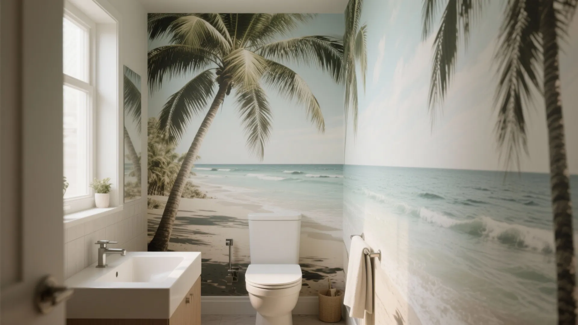 5. Mural or Panoramic Wallpaper for a Big-Impact Illusion